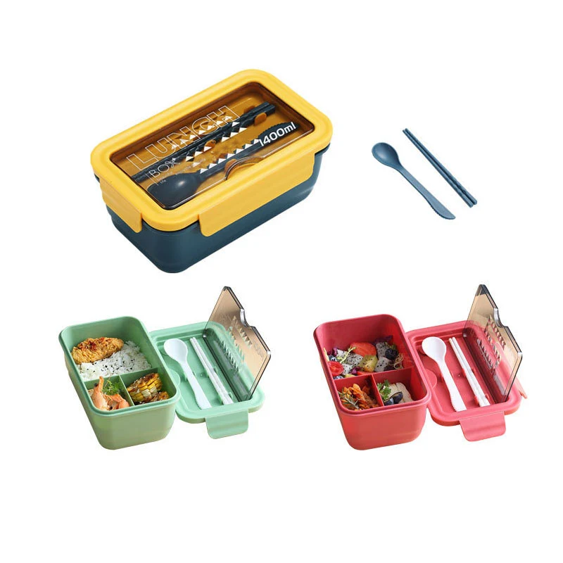 3-Compartment Leak-Proof Lunch Box 1