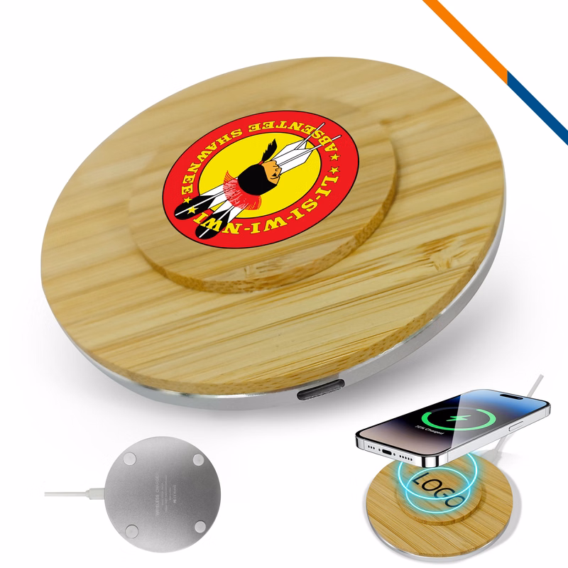 Laker Bamboo Wireless Charger