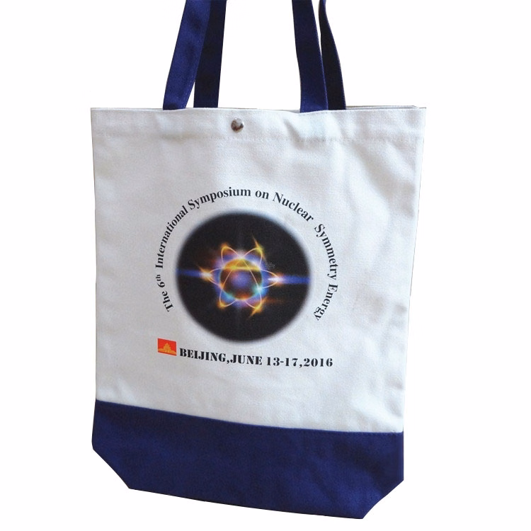 Two-tone Cotton Tote Bag