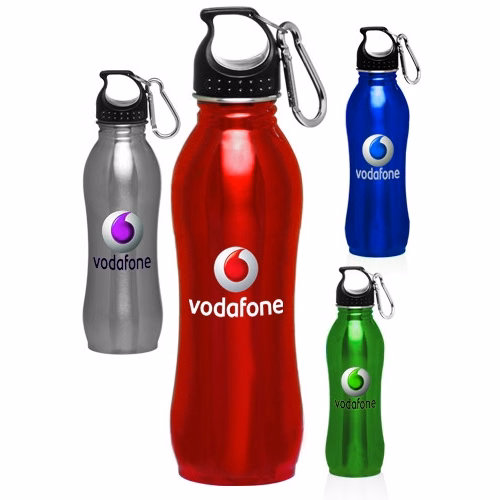 25 oz Stainless Steel Colored Sports Bottle