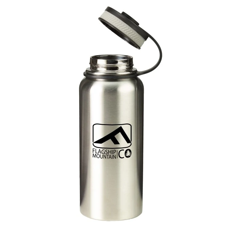 27 Oz. Rainier Stainless Steel Bottle, custom water bottle with logo imprint 1