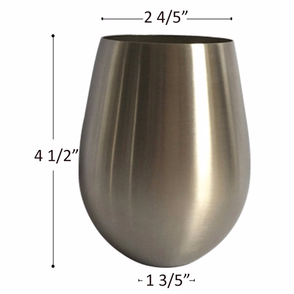 Vino Stemless Stainless Steel Wine Tumbler