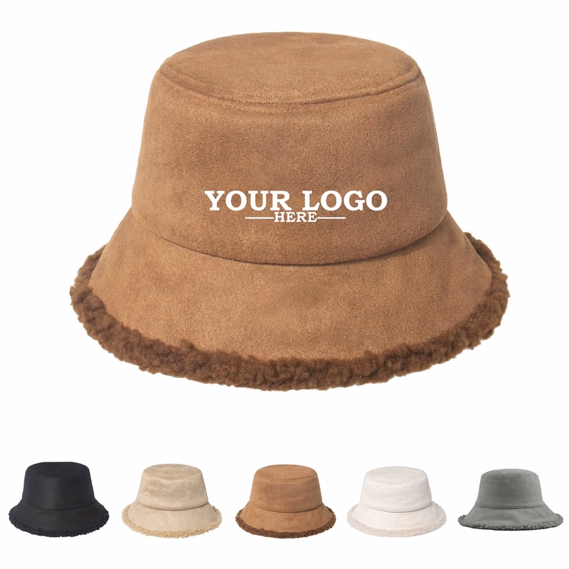 Faux Suede Bucket Hat