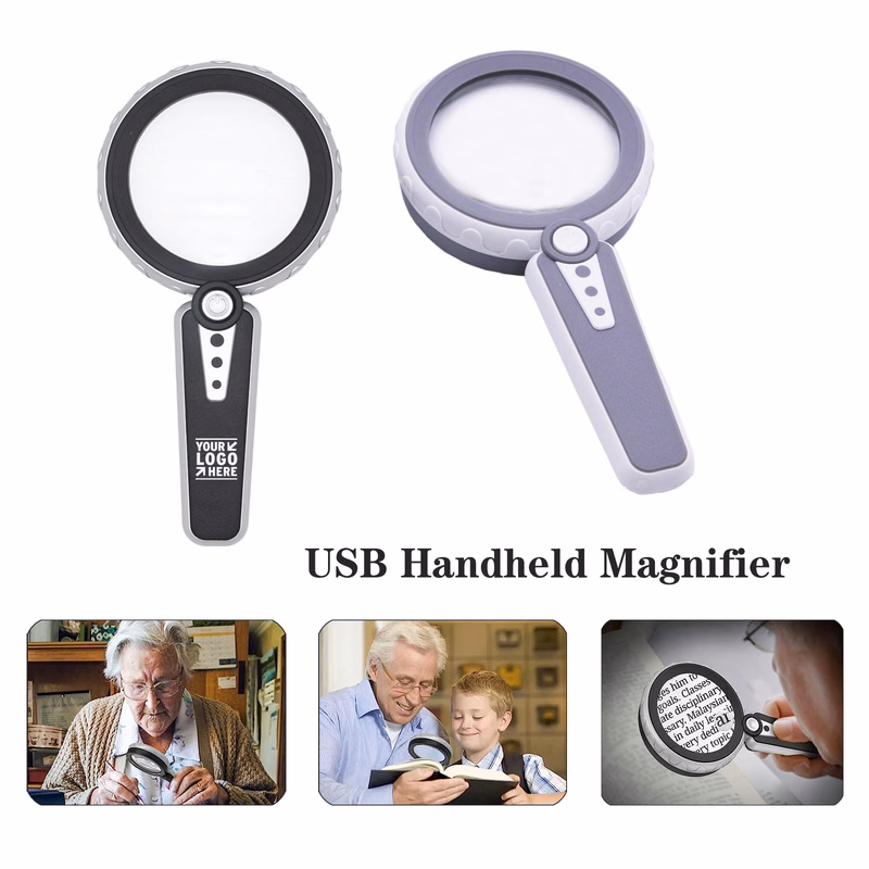Magnifying Glass with Light-6X 10X 12 LED