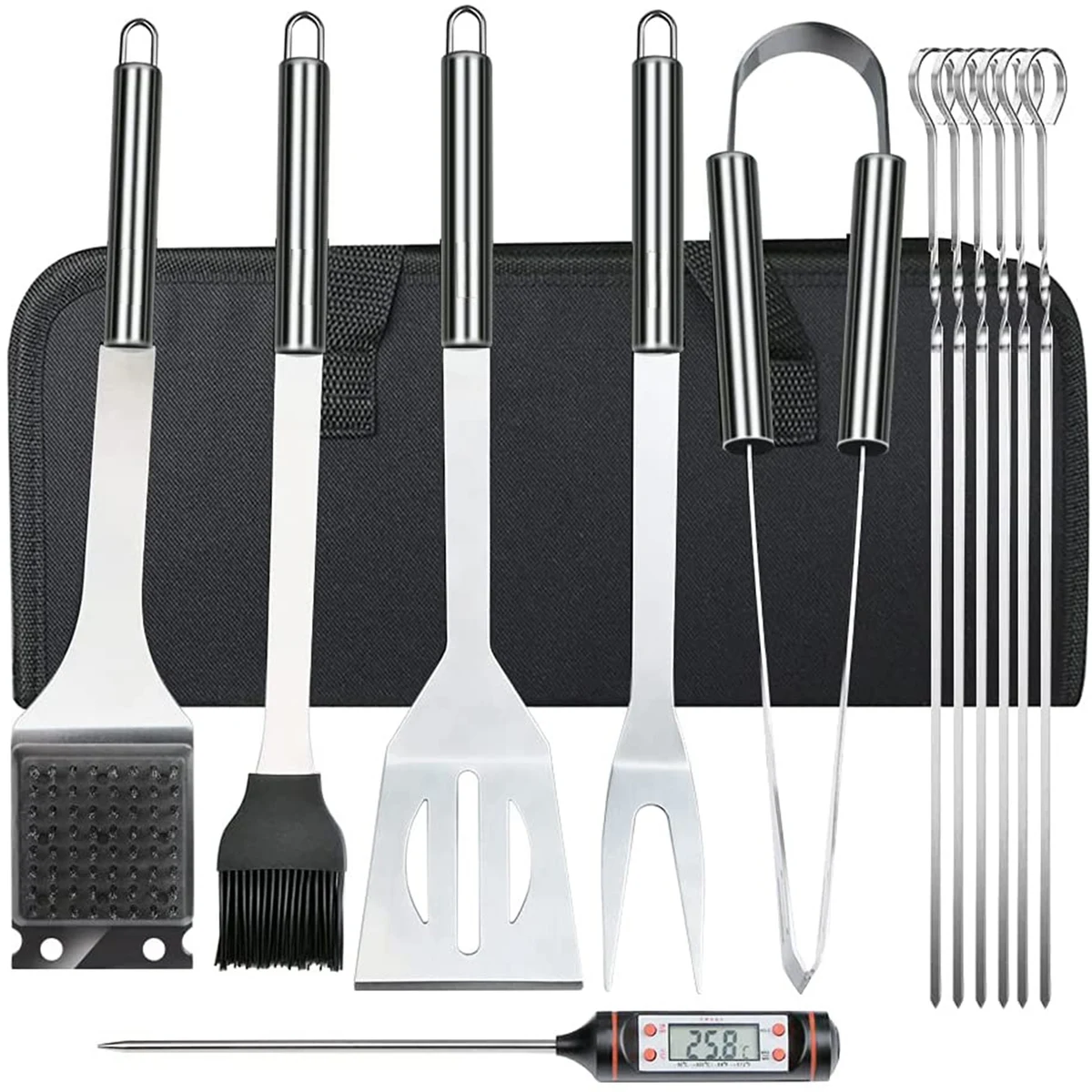 12 Pieces Camping BBQ Tool Set 1