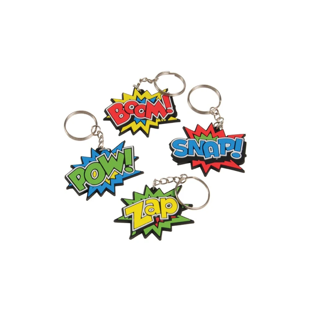 Superhero Keychains - Assorted 1