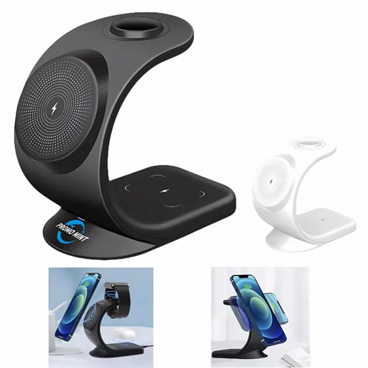 Wireless Charging Station Compatible 3-in-1Charger Stand