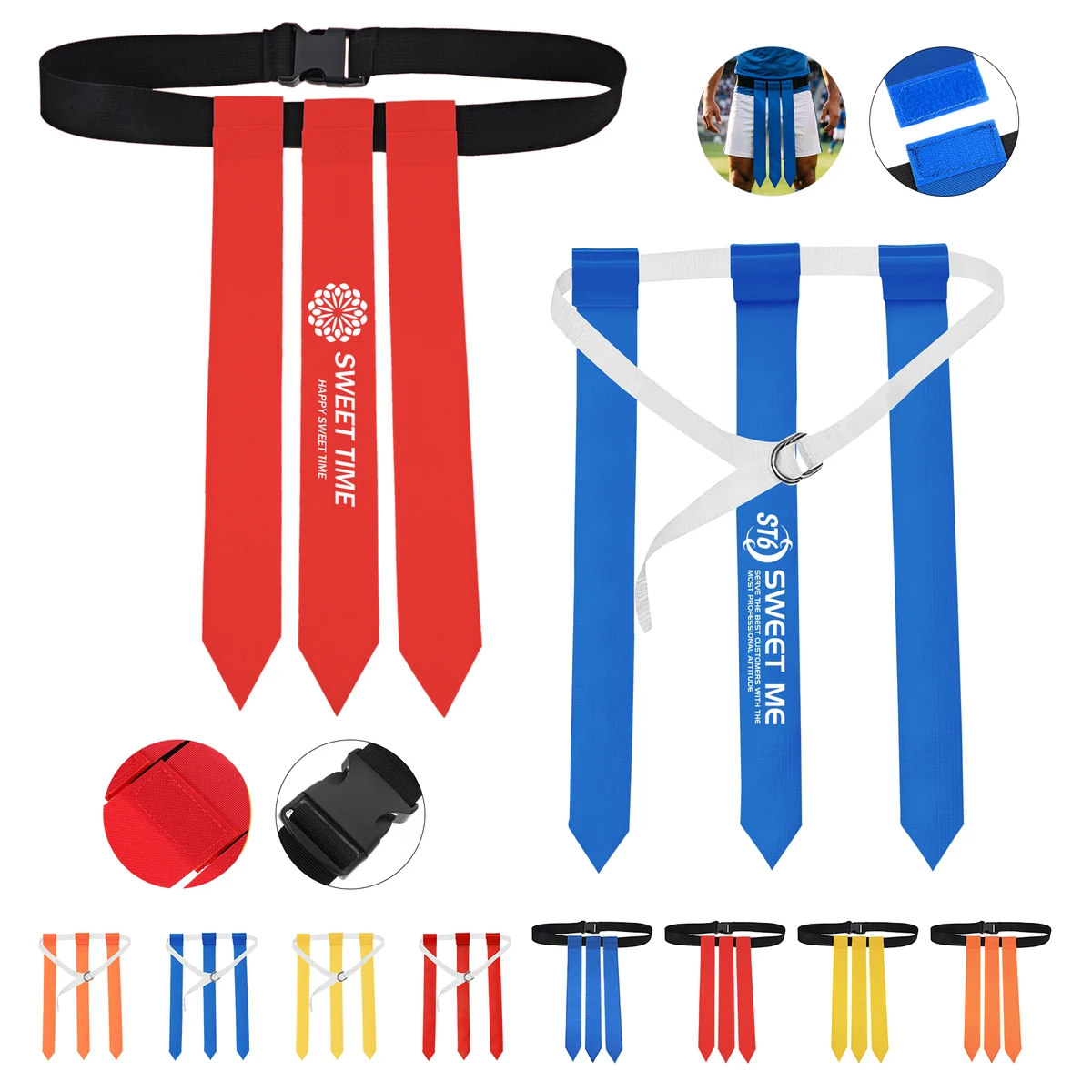 PVC Streamer Waist Flags 1