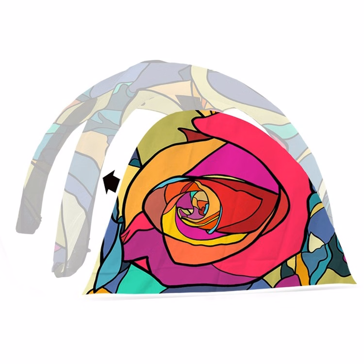 Inflatable Tent Printed 10' Wall