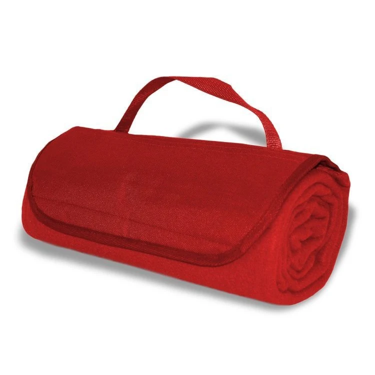 Roll Up Blanket with Carrying Handle - 47"x53" 1