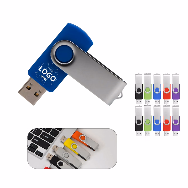 8GB Full Color Rotating U Disk MOQ50