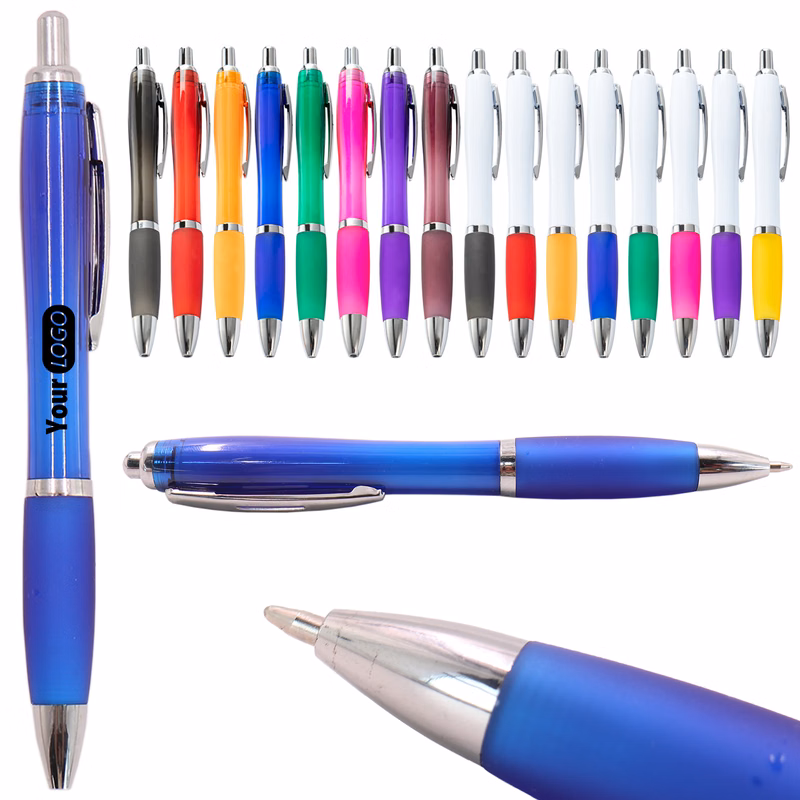 Plastic Transparent Ballpoint Pen