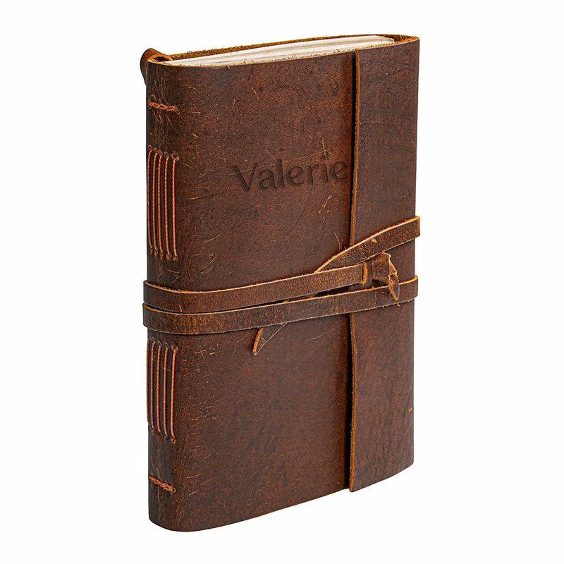 Vintage Genuine Leather Tie-String Notebook
