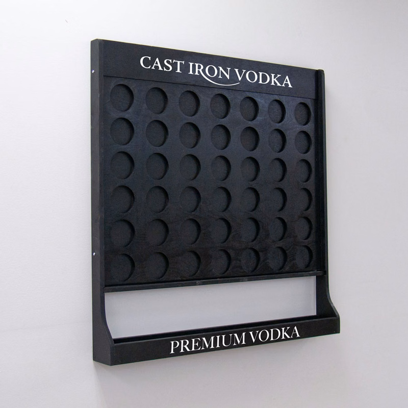 Four In A Row Game - Wall (Full Print and Full Color, Printed Pucks)