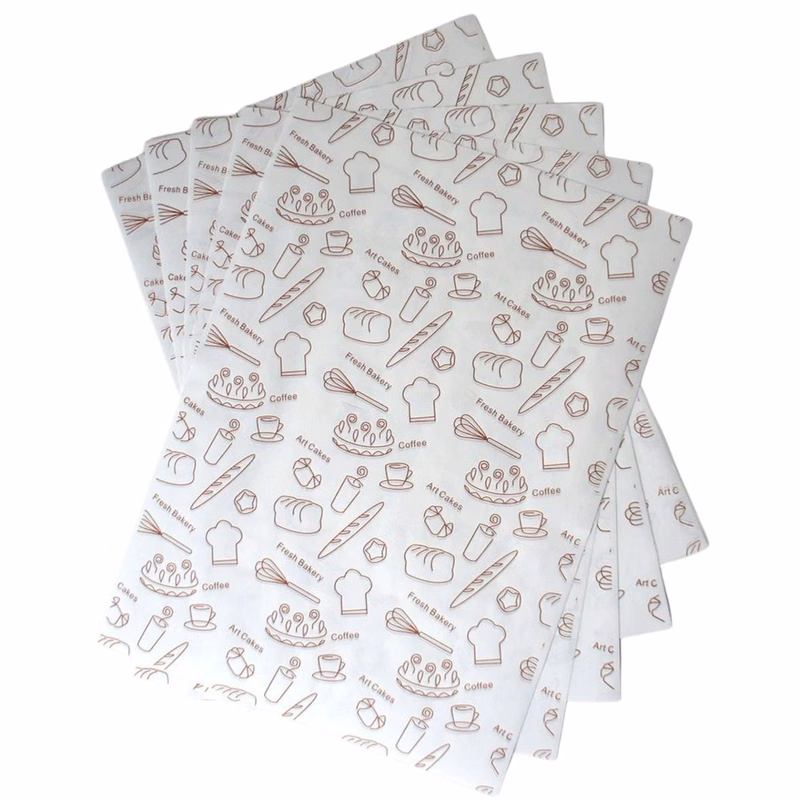Personalized Oil Resistant Baking Wrapper Paper