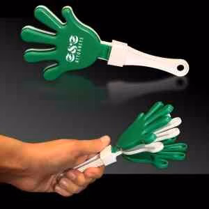 Green White & Green Hand Clapper