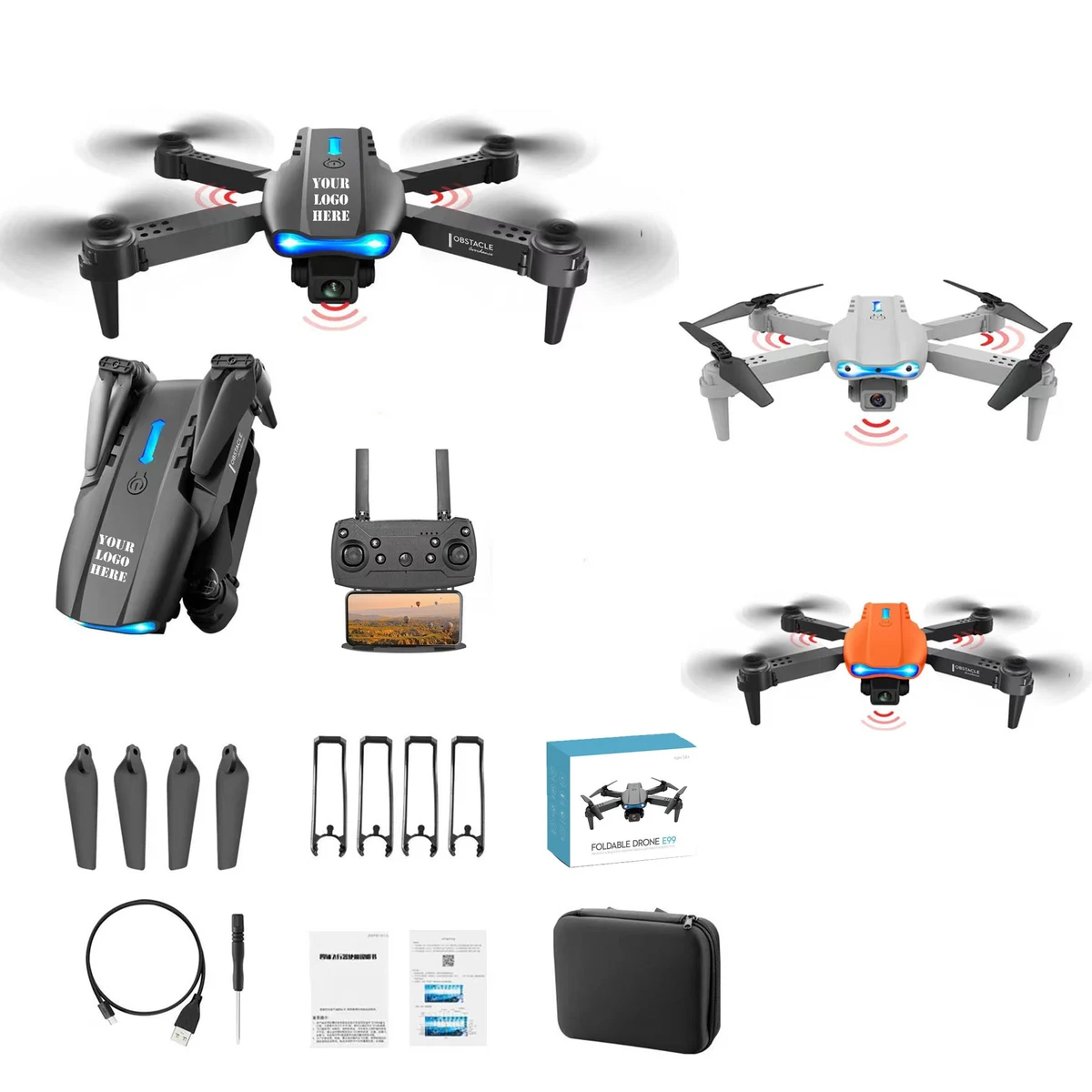 4K Aerial Photography Obstacle Avoidance Drone UAV 1