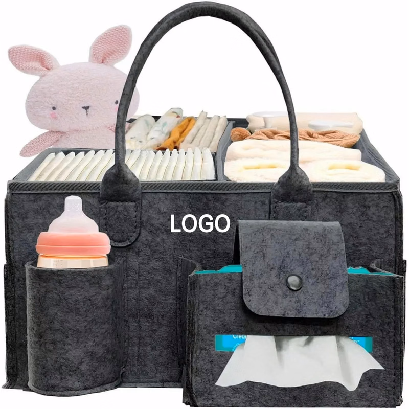 13.78 inch paper towel bottle felt cloth baby diaper bag