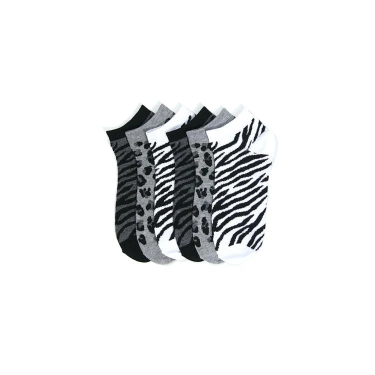Women's Ankle Socks - Animal Print 3 Pack 1