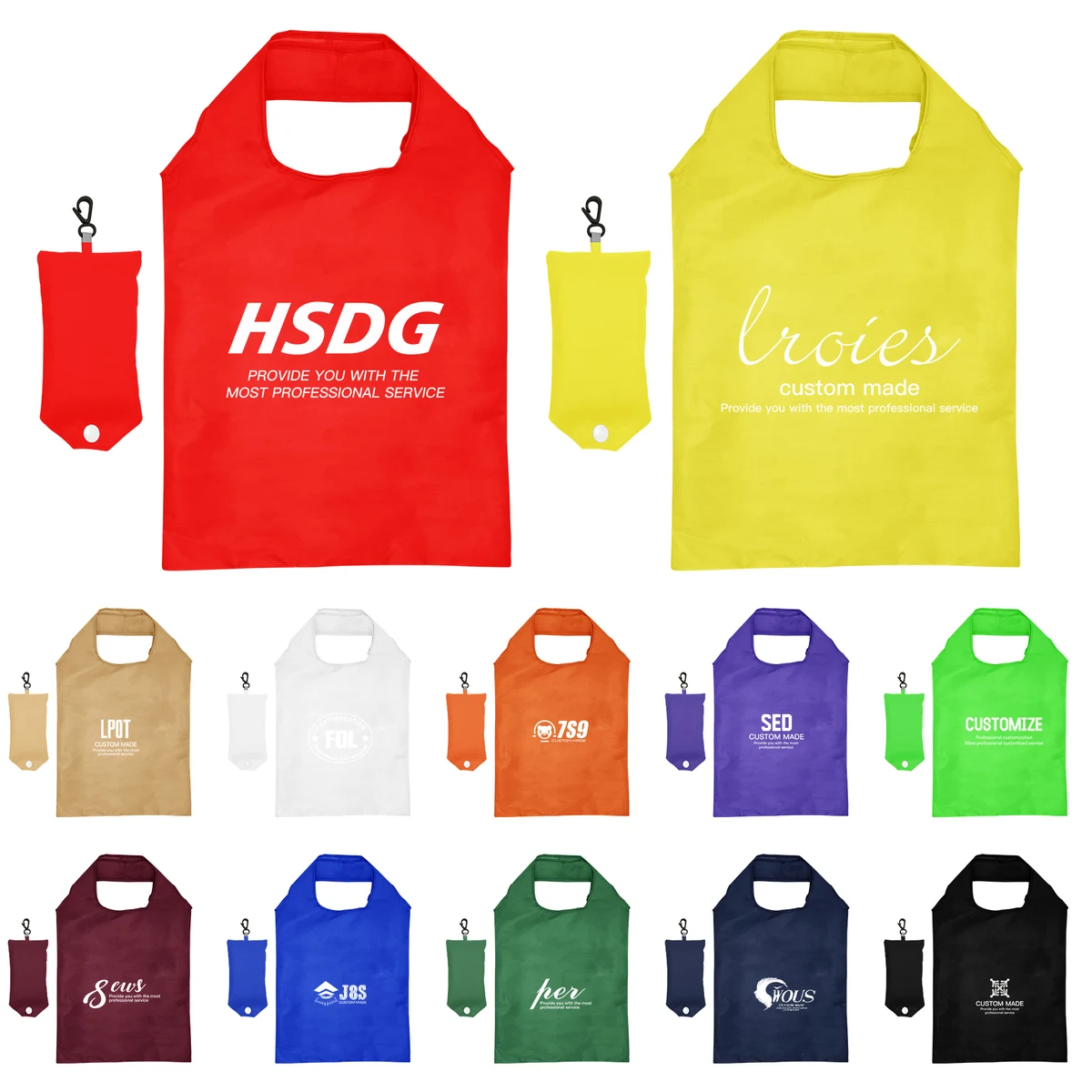 Vest Shaped Foldable Pouch 1