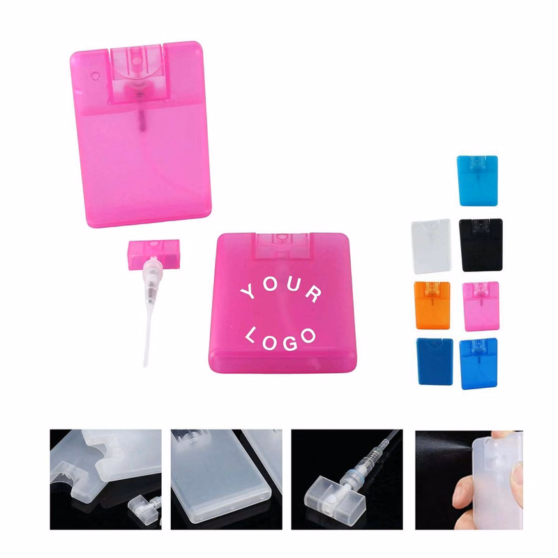 Portable Refillable Card Spray Bottle Plastic