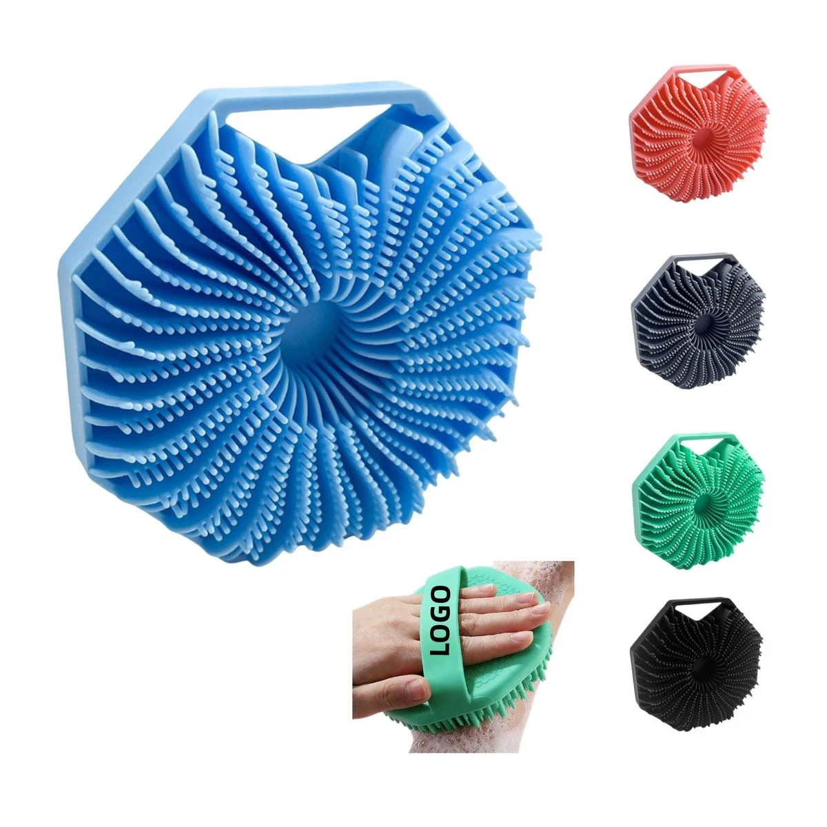 Mess-Free Liquid Soap Dispensing Brush 1