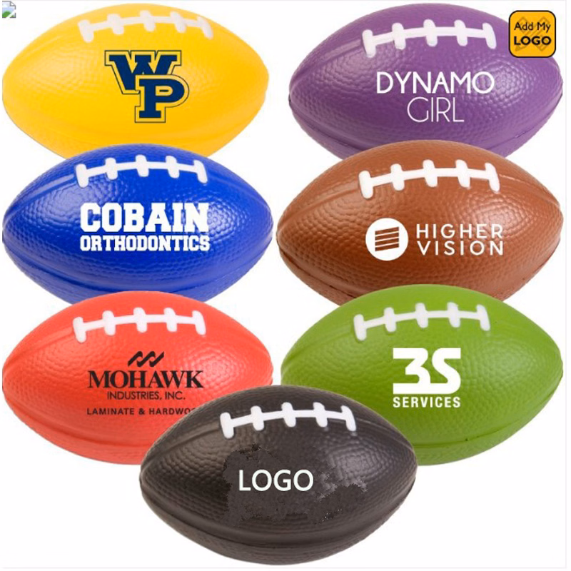Rugby Reliever Squeezing Ball--3.4" x 2.2"