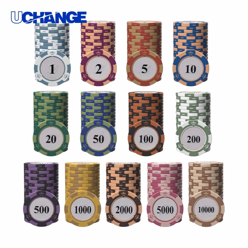 Ceramic Chips for Poker Games