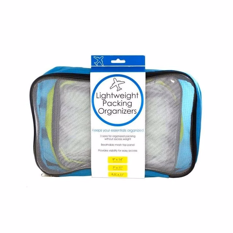 Lightweight Packing Organizer Sets Assorted 3pc