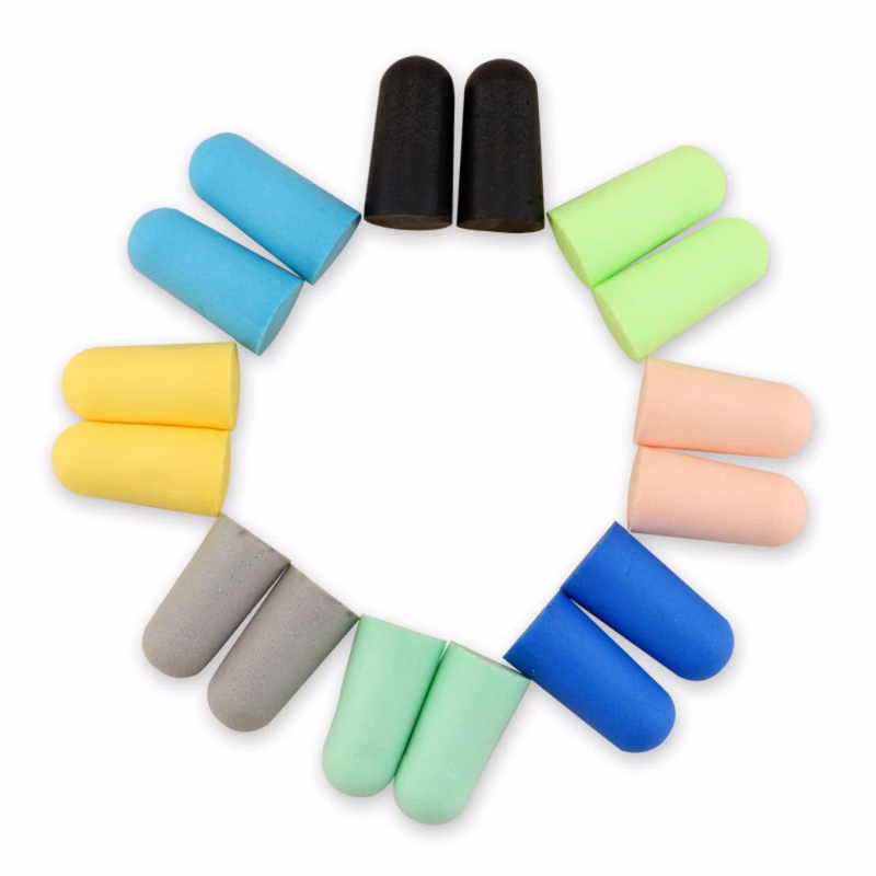 4 Pairs Sponge Noise-Blocking Earplugs