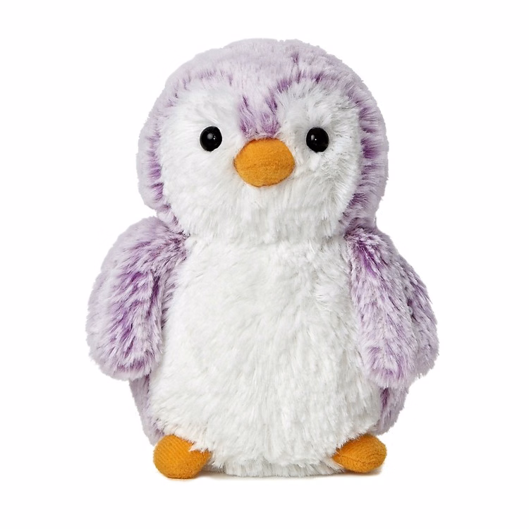 6" Mini PomPom Penguin - Purple