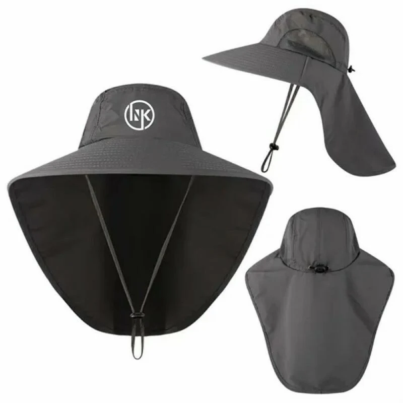 Wide Brim Hat with Neck Flap 1