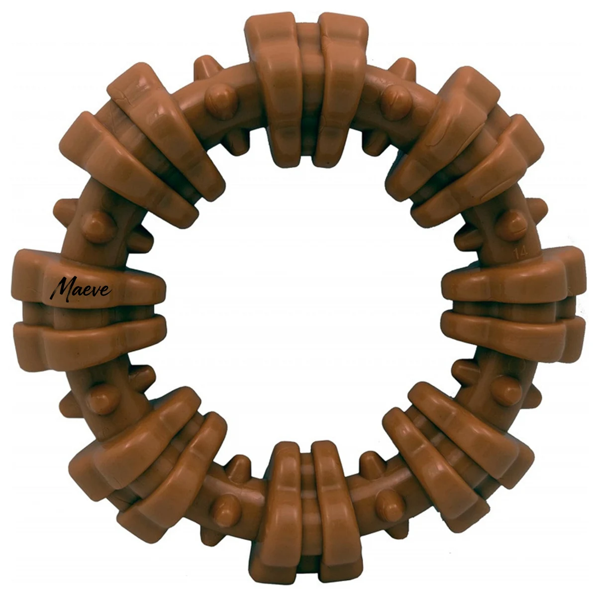Plastic Textured Ring Tough Dog Chew Toy 1