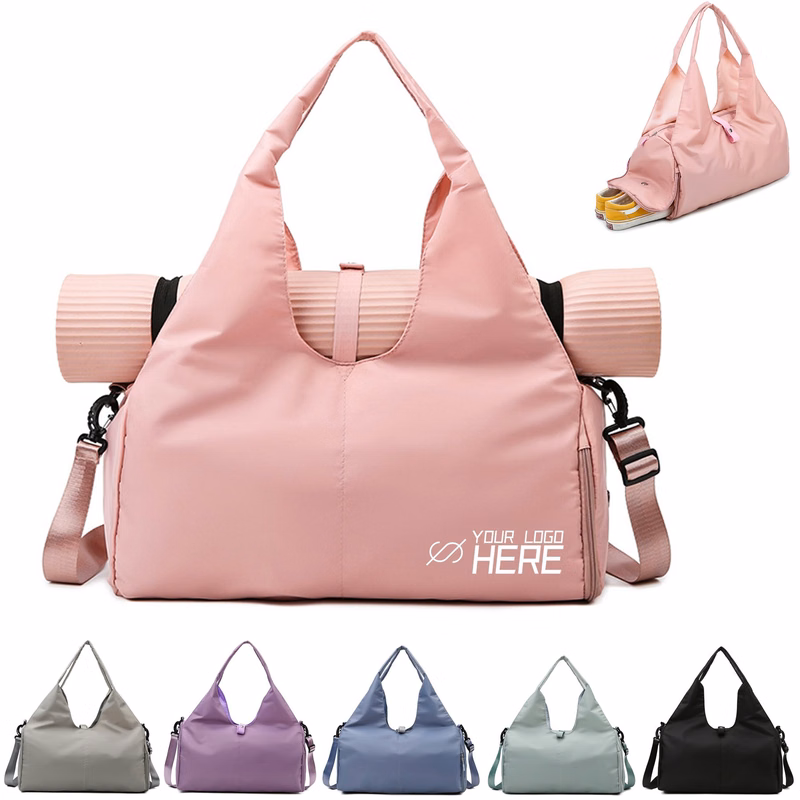 Sports Gym Bag With Yoga Mat Holder