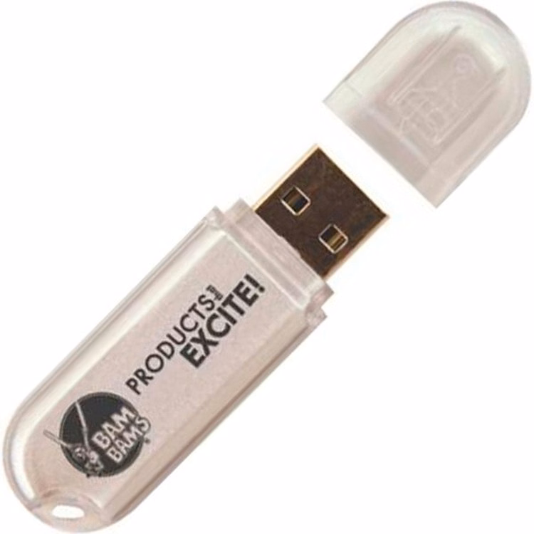 Clear Top USB Flash Drive