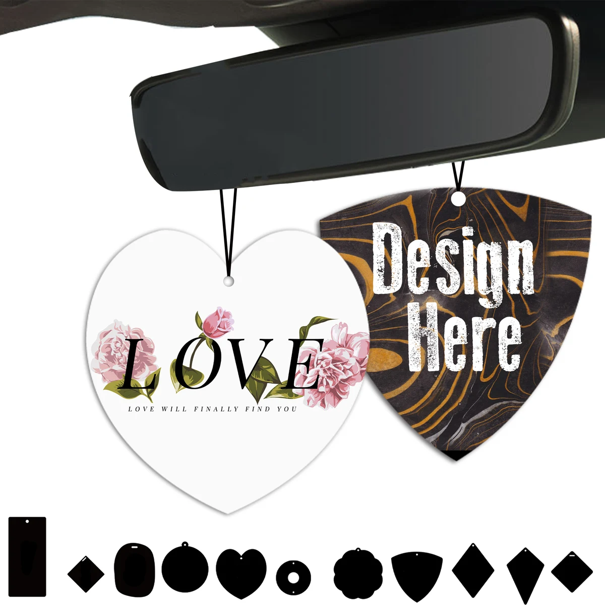 77 Fragrances 11 Shapes Personalized Fresheners 1