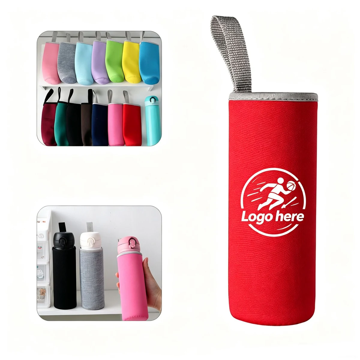 Cotton Water Bottle Sleeve Holder 1