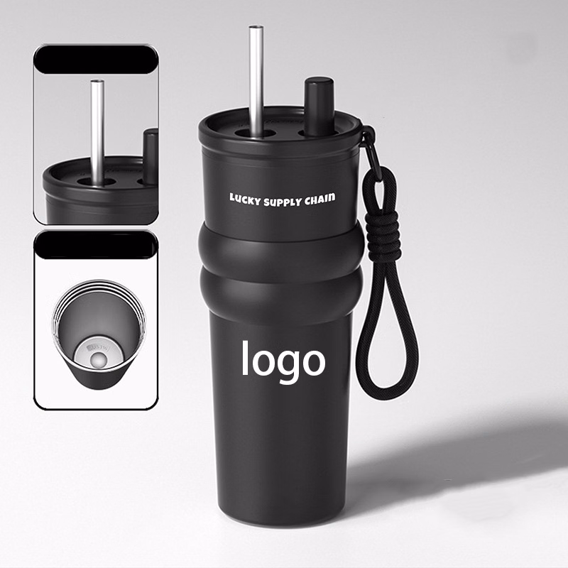 Elegant Nightshade 316 Stainless Steel Insulated Tumbler with Straw