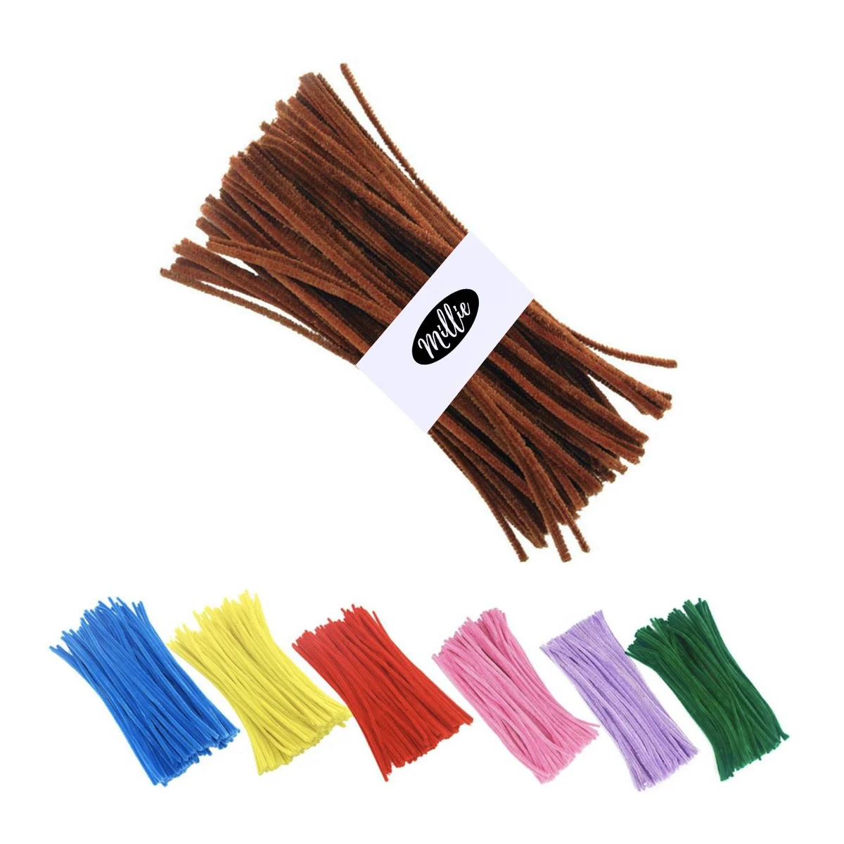 Assorted Colourful Stems for Art Children's Craft Supplies 1