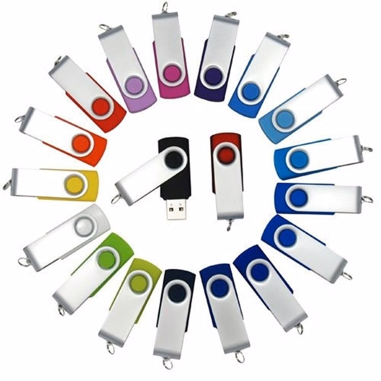 Swing Drive SW Flash Drive w/ Metal Swivel Cover (8 GB)