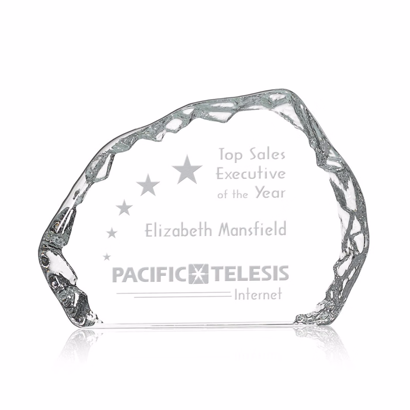 Iceberg Crystal Award Horizontal