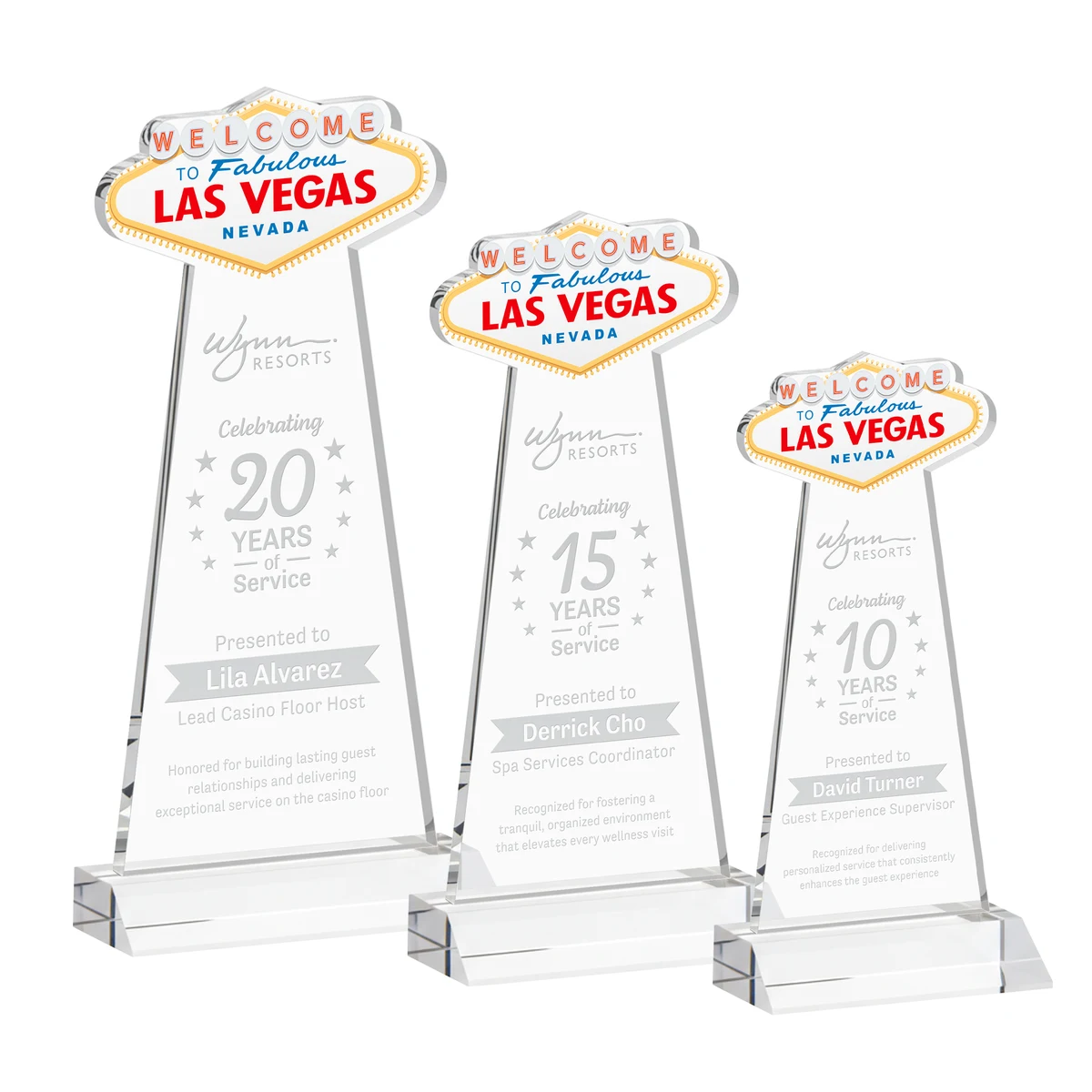 Las Vegas Award - Clear 1