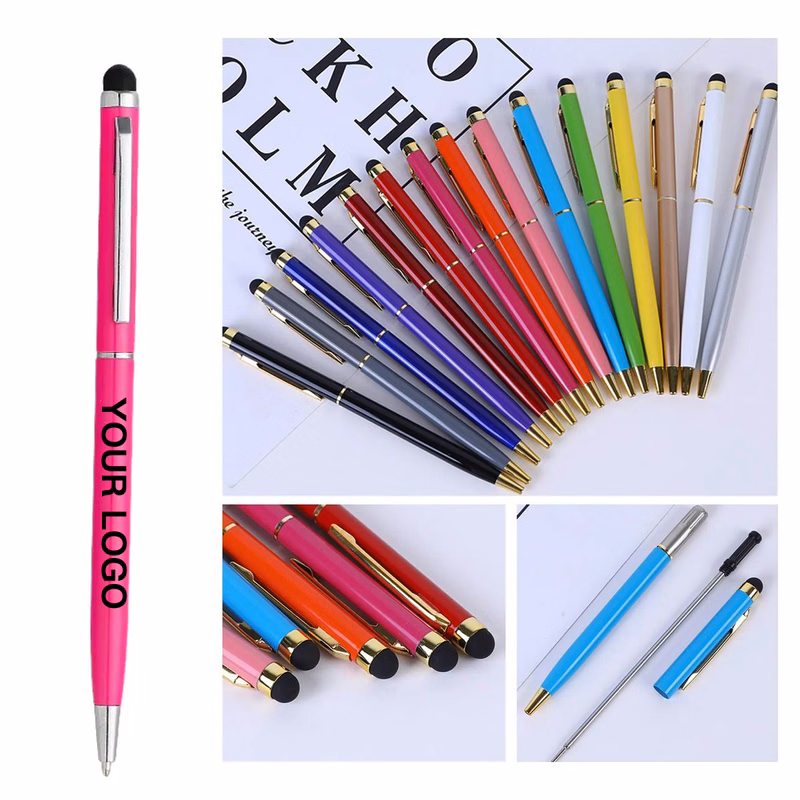 Slim Brass Stylus Pen For Writing And Digital Use