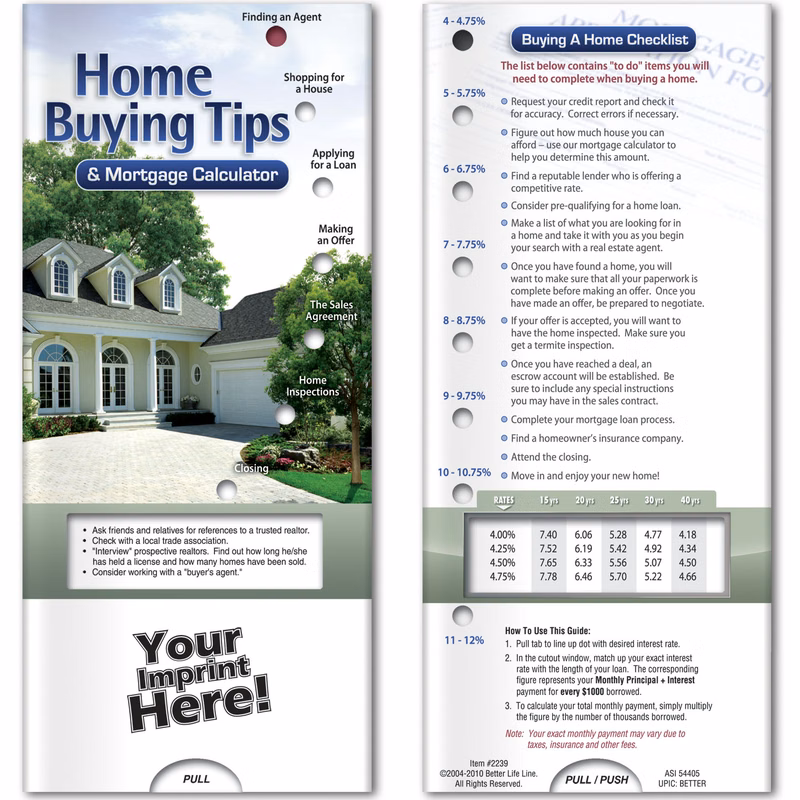 Pocket Slider - Home Buying Tips and Mortgage Calculator