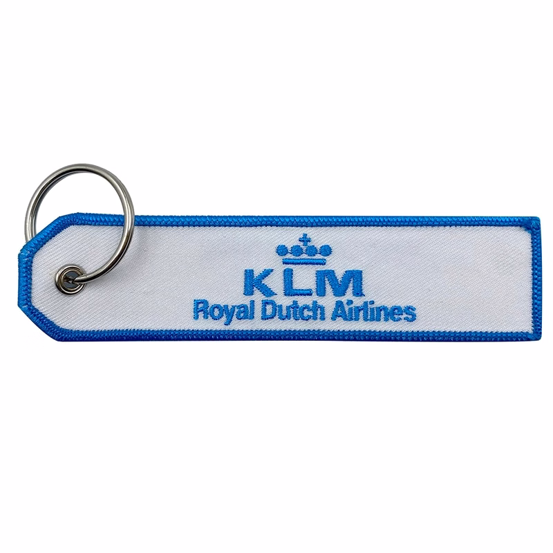Two-Sided Embroided Keychain