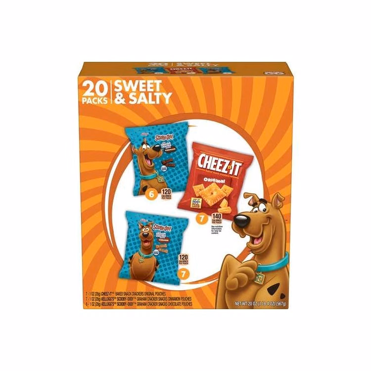 Kellogg's Snacks - Sweet & Salty Variety Pack 20 Count