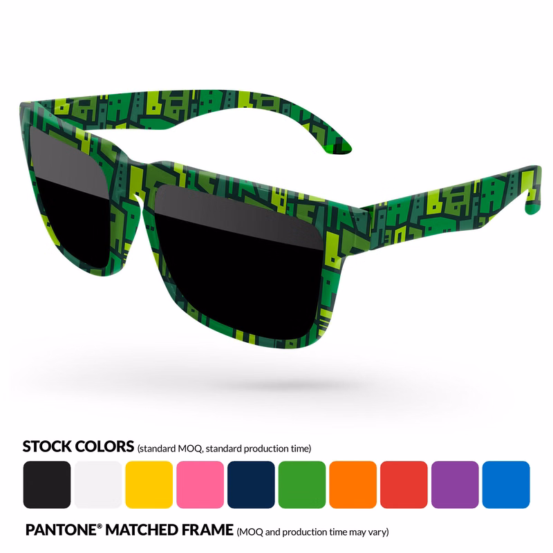 Heat Sunglasses w/ Full Frame Sublimation Wrap