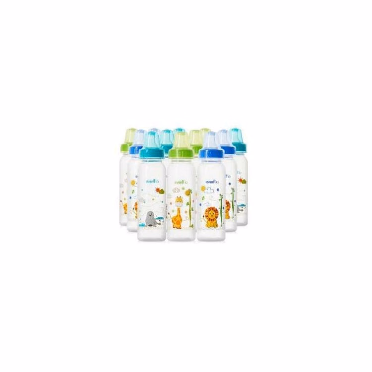 Evenflo Classic Prints Bottles 8oz 12pk