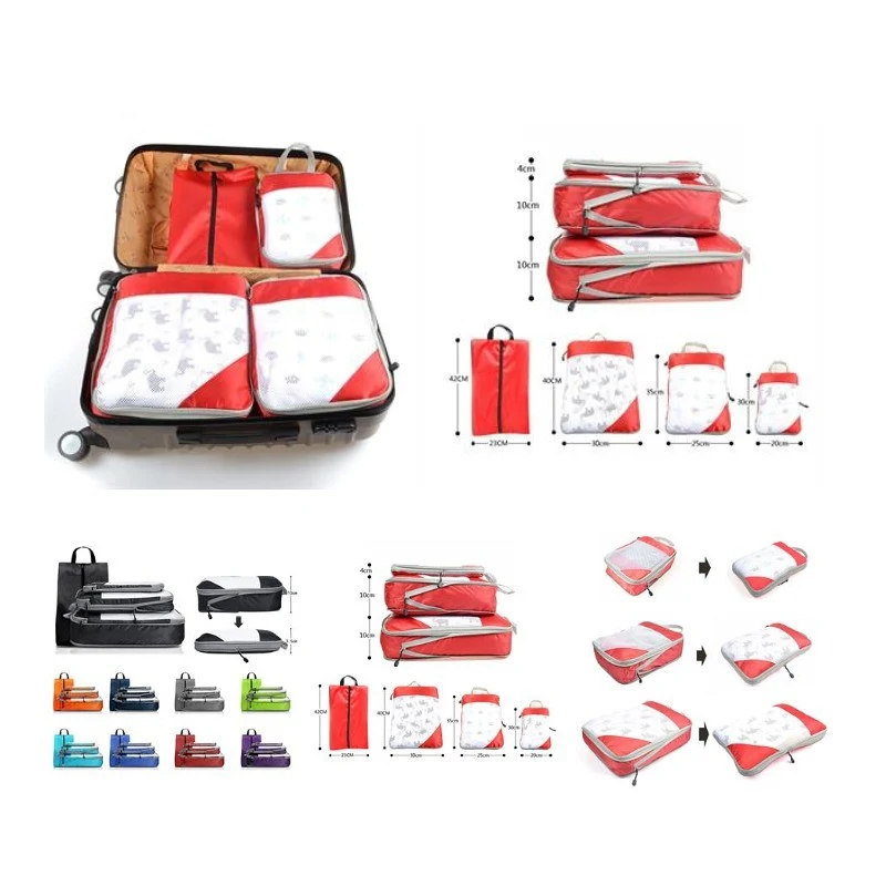 Travel Luggage Bags Organizers 4 Pcs 1
