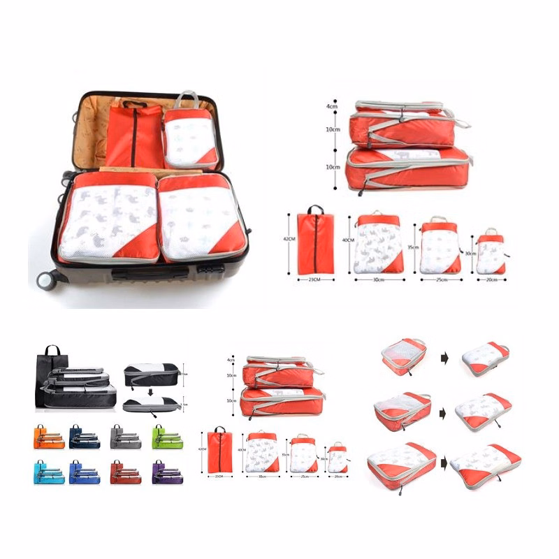 Travel Luggage Bags Organizers 4 Pcs